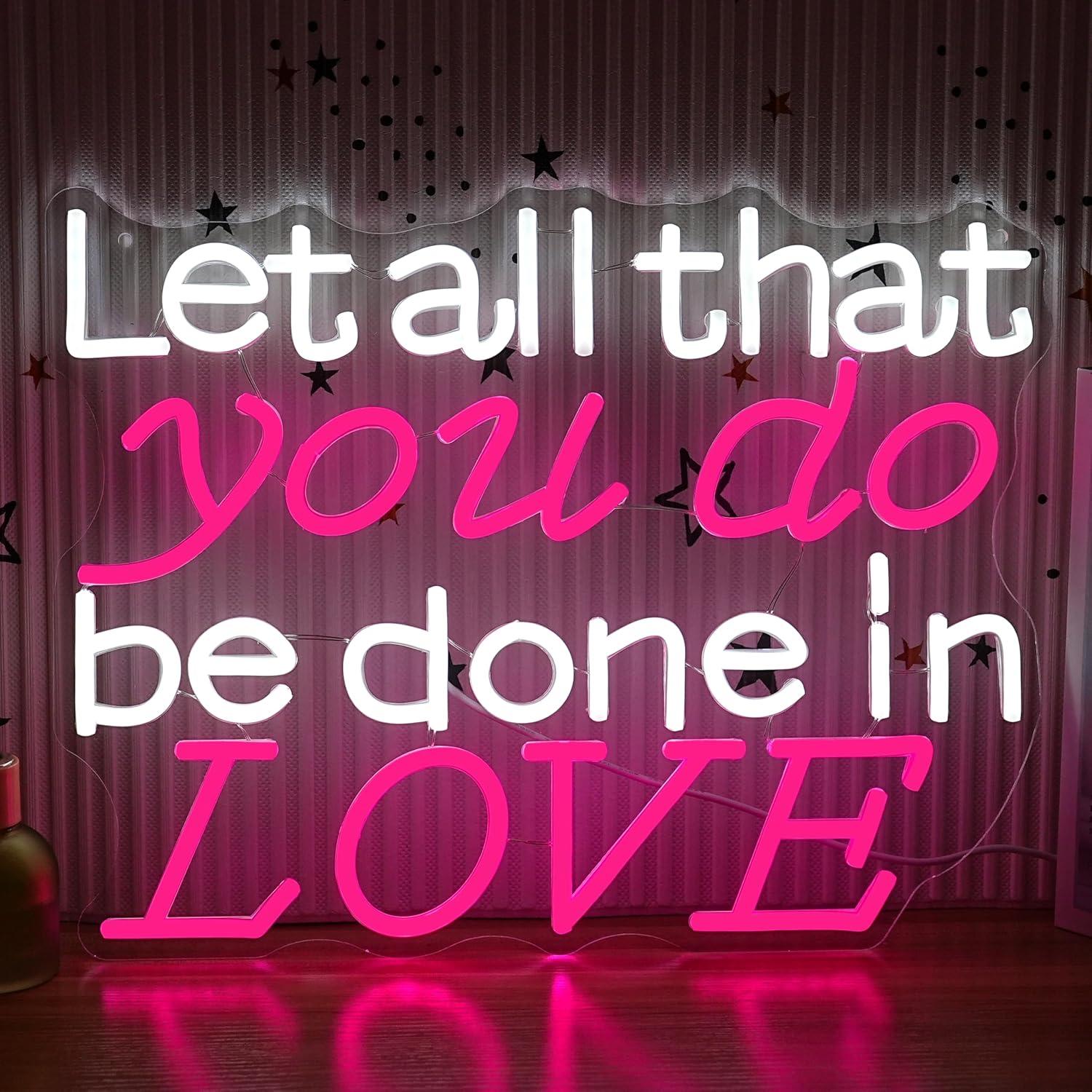 Lighting Decoration For Wedding - Let All That You Do Be