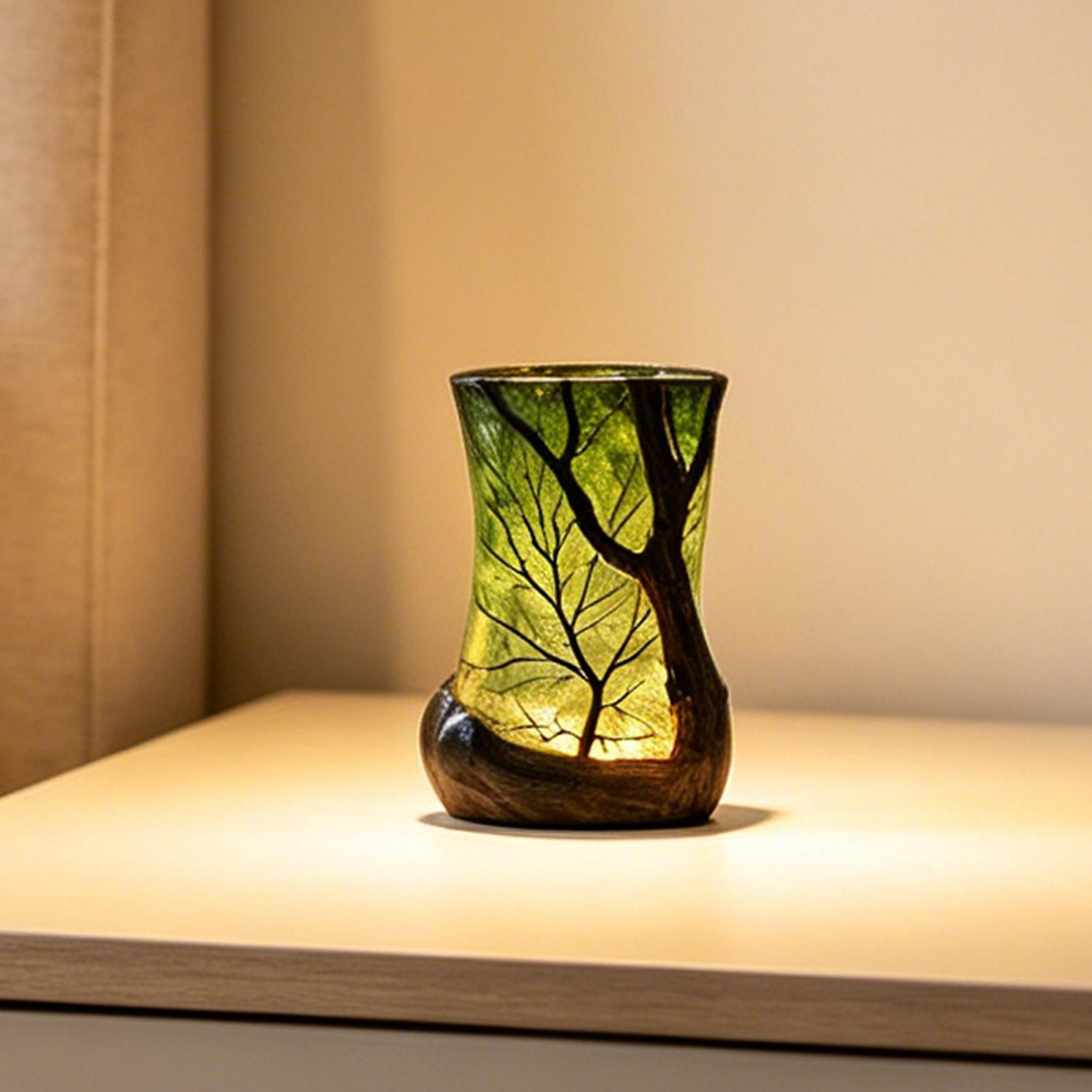 Office Lighting Decor - Bedside Table Lamp Forest Nightlight Decorative