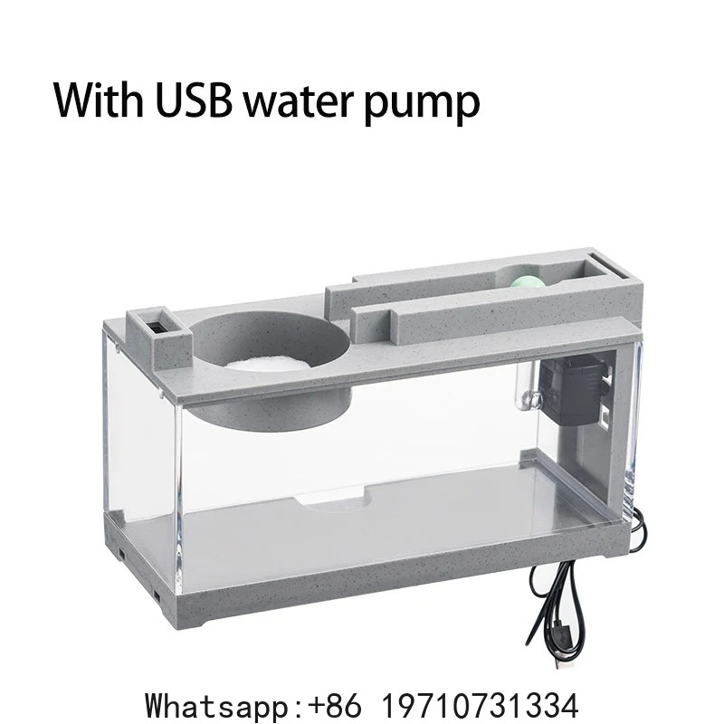 Office Lighting Decor - Aquarium Fish Tank Kit Built-in Oxygen