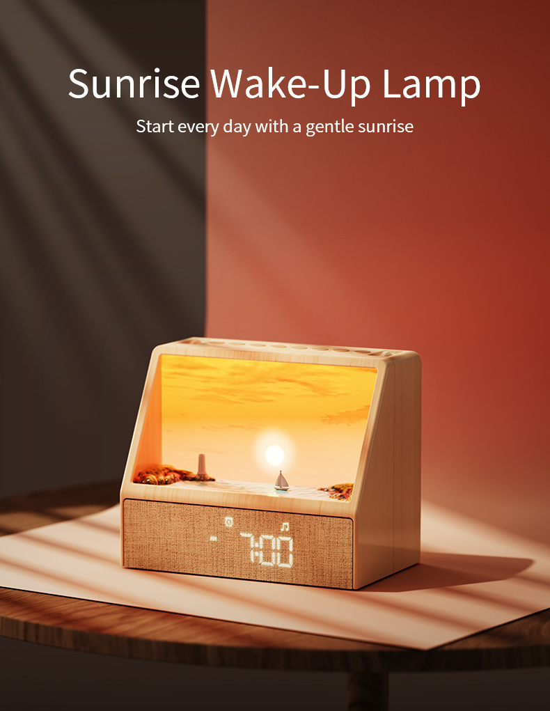 Lighting Decor For Bedroom - Star Projector Sunset Lamp Portable Bedside