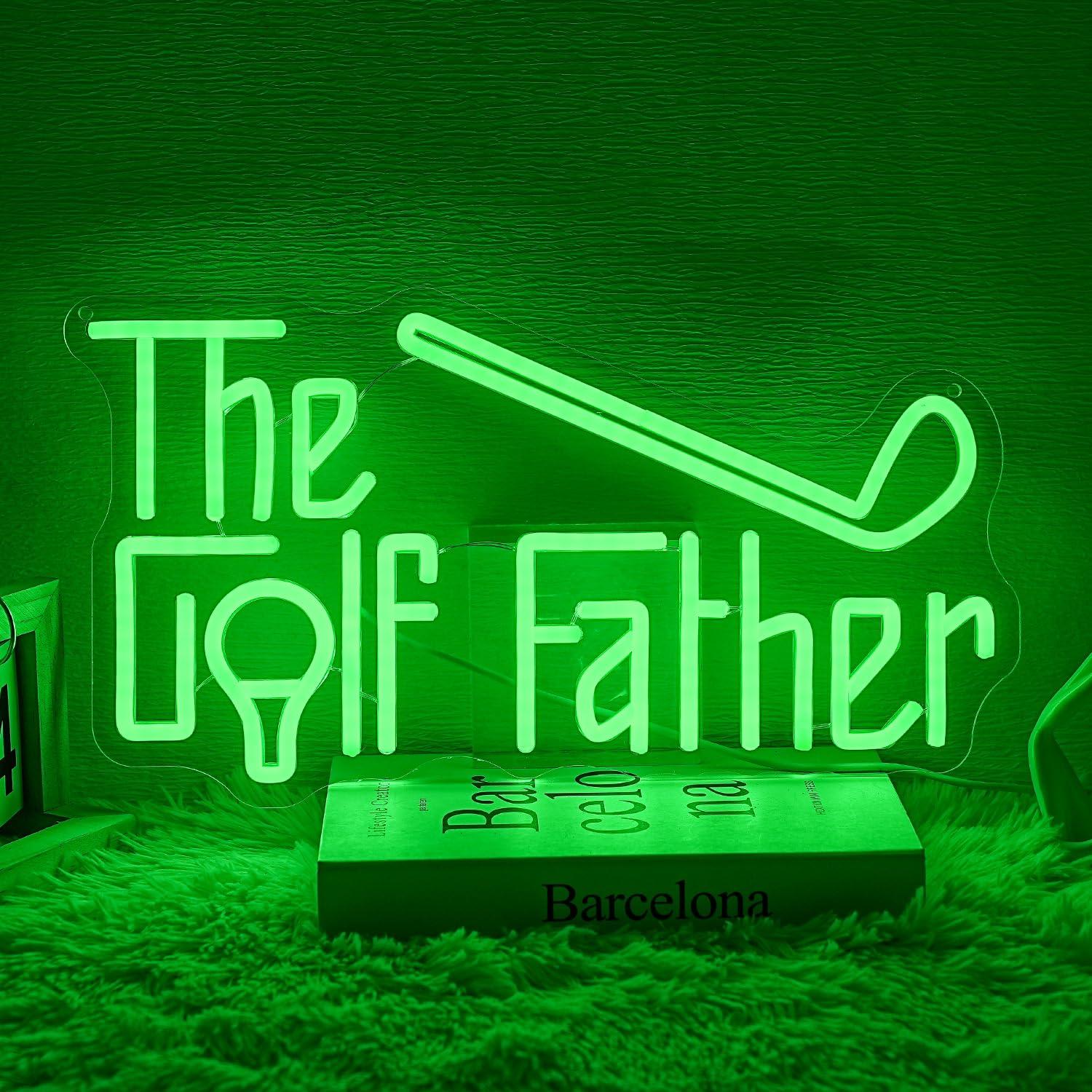 The Golf Father Neon Sign USB  - огляд і ціна Office Lighting Decor