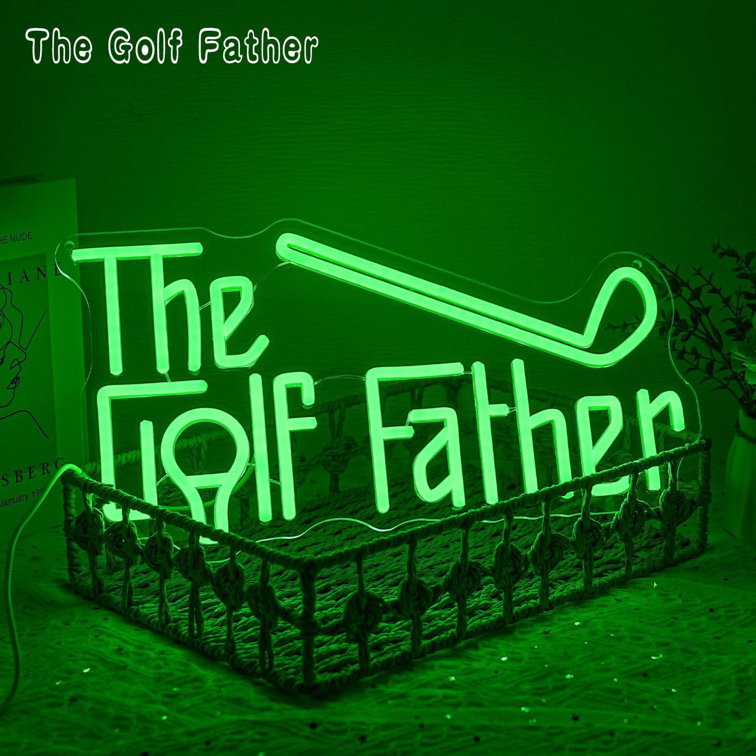 The Golf Father Neon Sign USB  - огляд і ціна Office Lighting Decor
