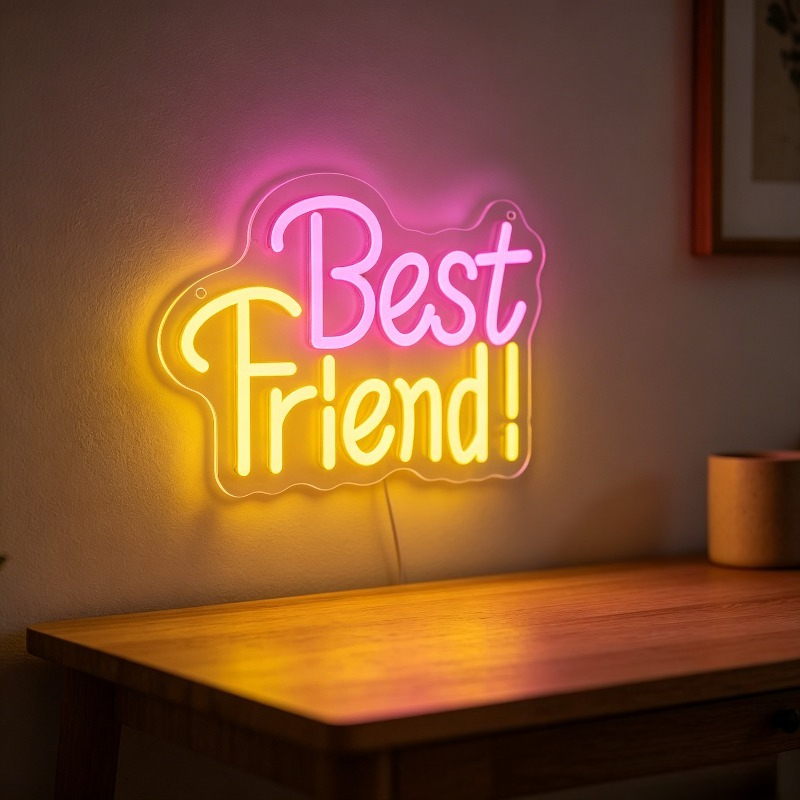 Best Friend Neon Light Sign Di - огляд і ціна Bedroom Lighting Decor Ideas