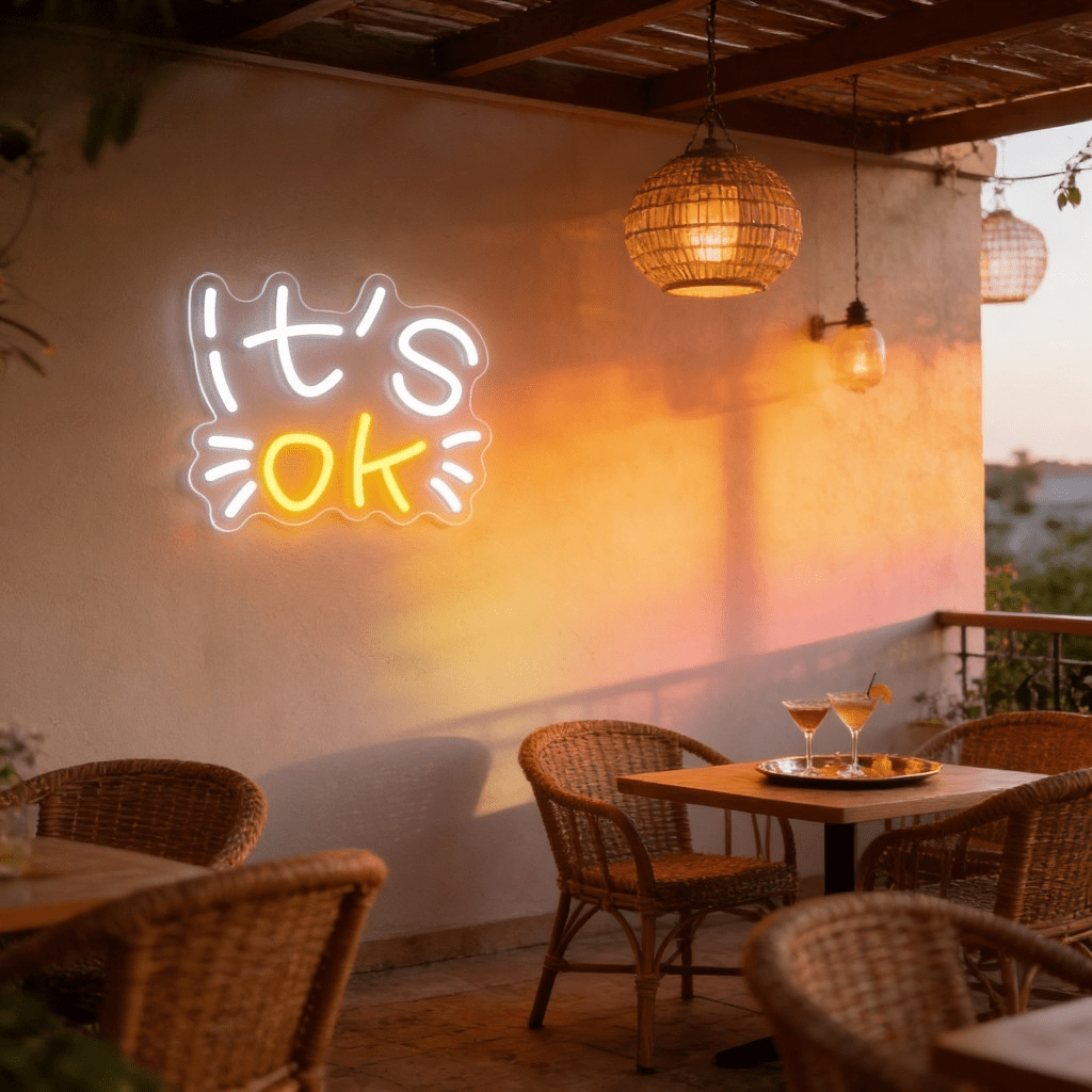 It's OK Neon Sign LED Night Li - огляд і ціна Ok Lighting Decor