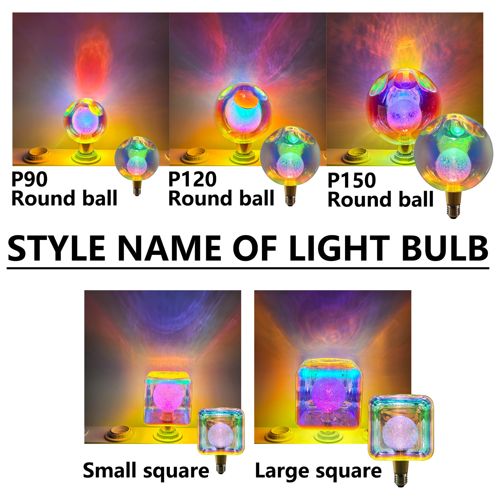 E27 P90 P120 P150 Round Ball L - огляд і ціна Lighting Decor For Bedroom