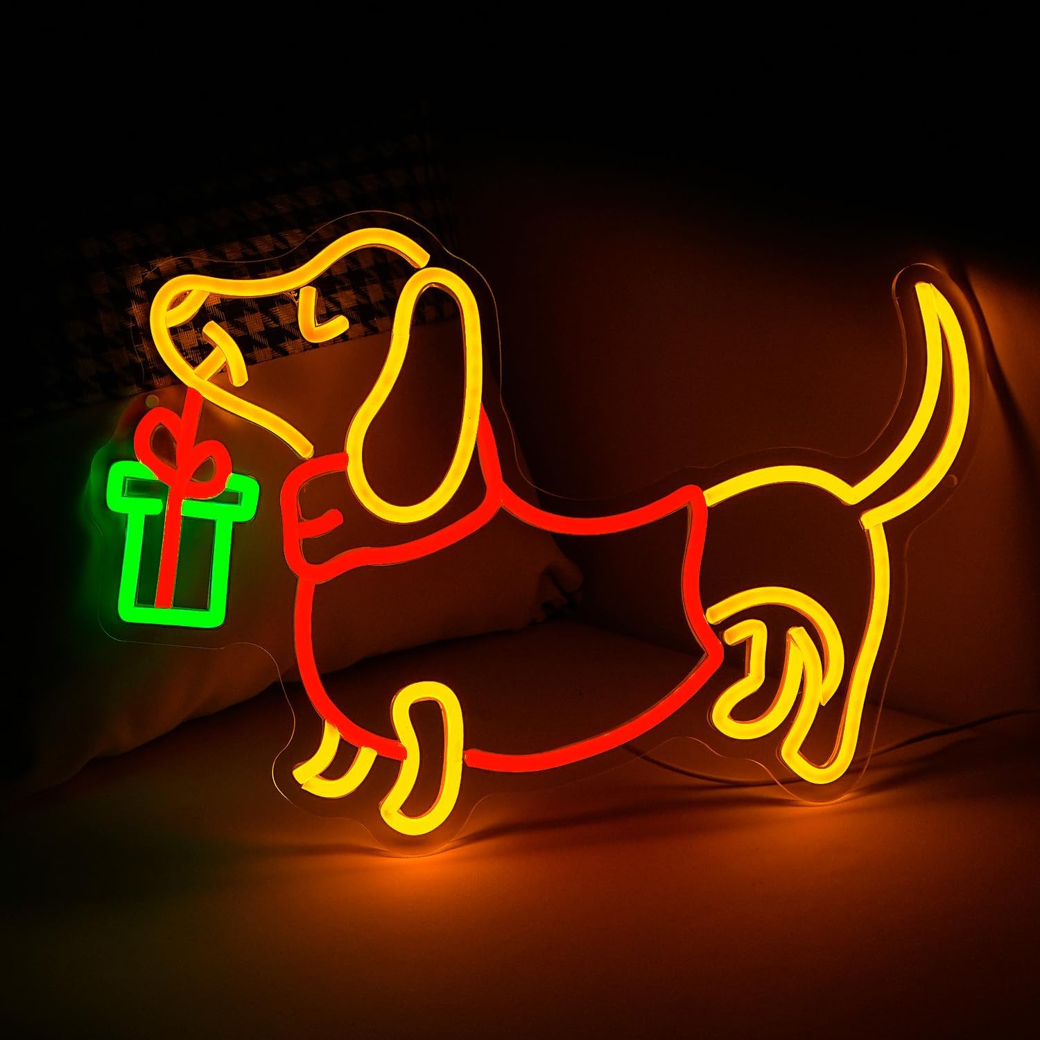 USB Dimmable Dachshund Neon Si - огляд і ціна Bedroom Lighting Decor Ideas