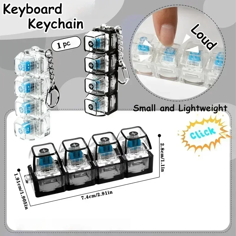 LED Light-Up Keychain Keyboard - огляд і ціна Office Lighting Decor