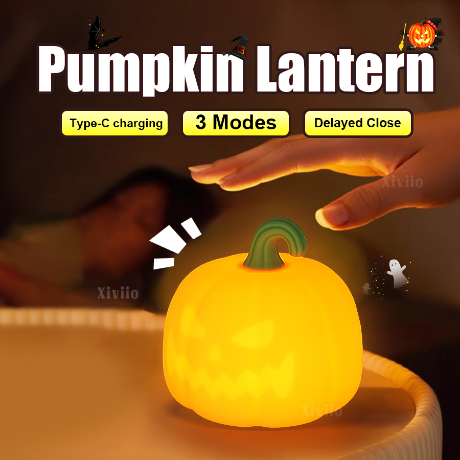 Halloween Pumpkin Lamp Super S - огляд і ціна Lighting Decor For Bedroom