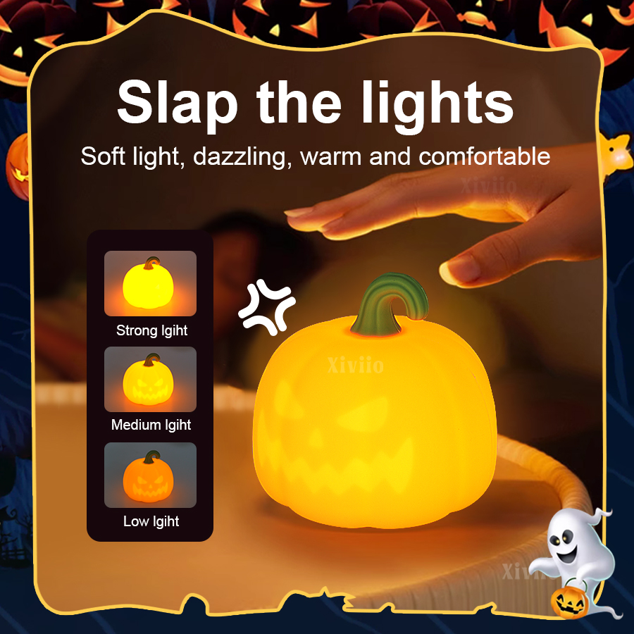 Halloween Pumpkin Lamp Super S - огляд і ціна Lighting Decor For Bedroom