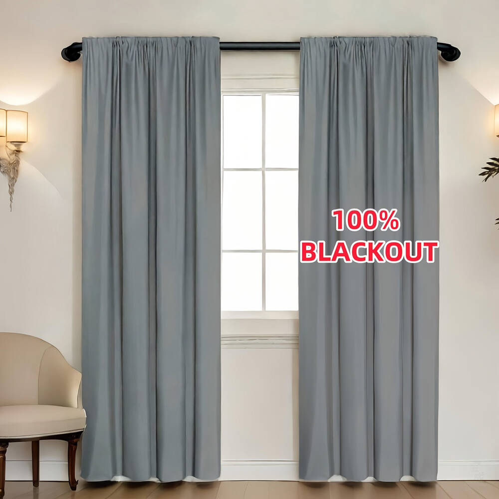 1pc 100% Blackout Curtain with - огляд і ціна Office Lighting Decor