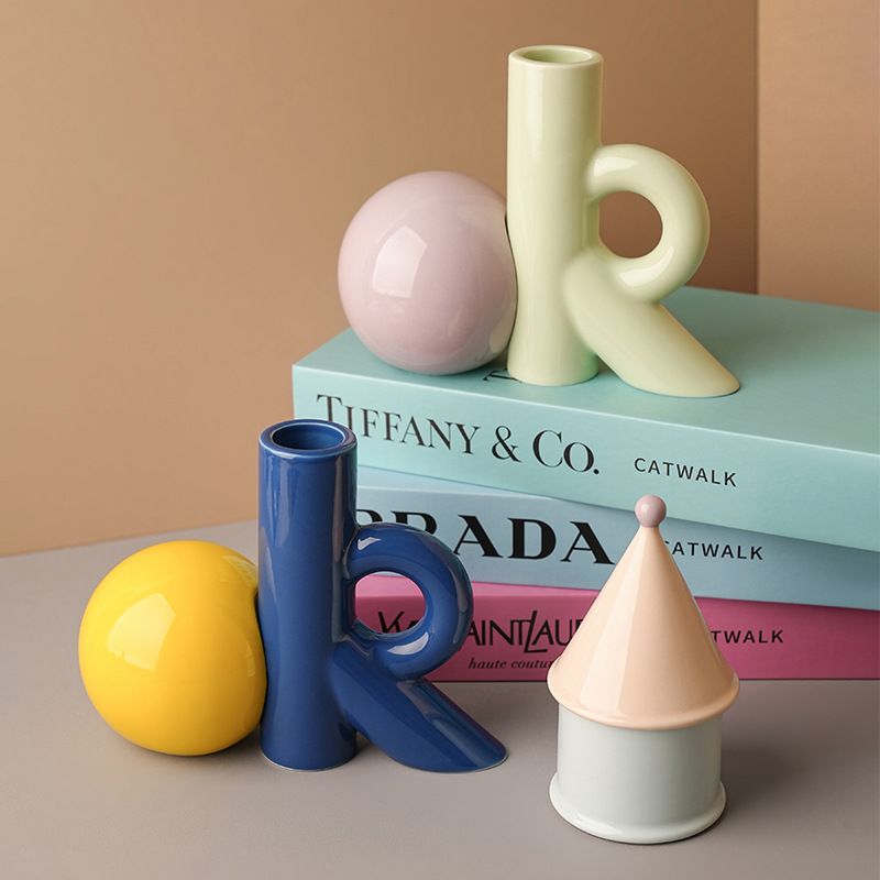 4Colors OK-Shaped Ceramic Vase - огляд і ціна Ok Lighting Decor