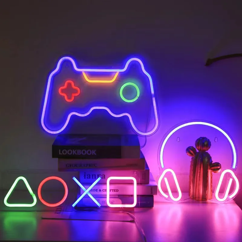Game Neon Night Light Signs fo - огляд і ціна Bedroom Lighting Decor Ideas