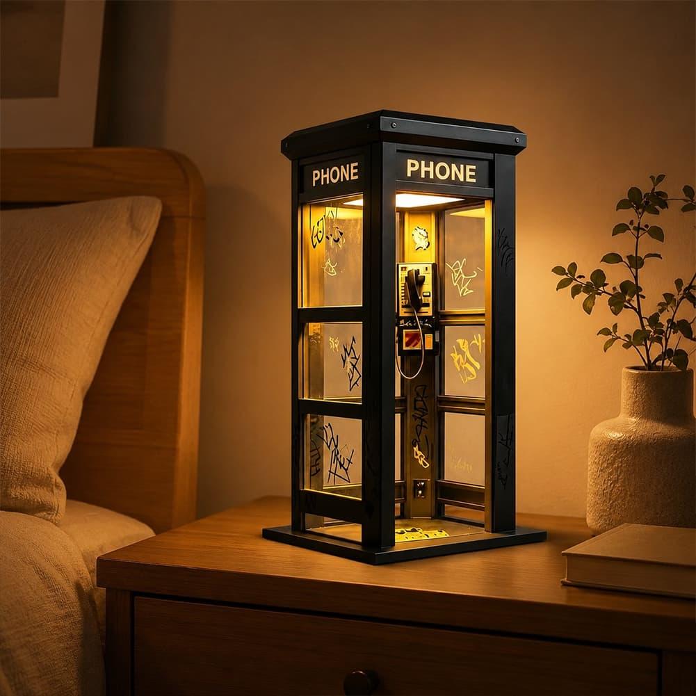 Retro Graffiti Phone Booth Tab - огляд і ціна Lighting Decor For Bedroom