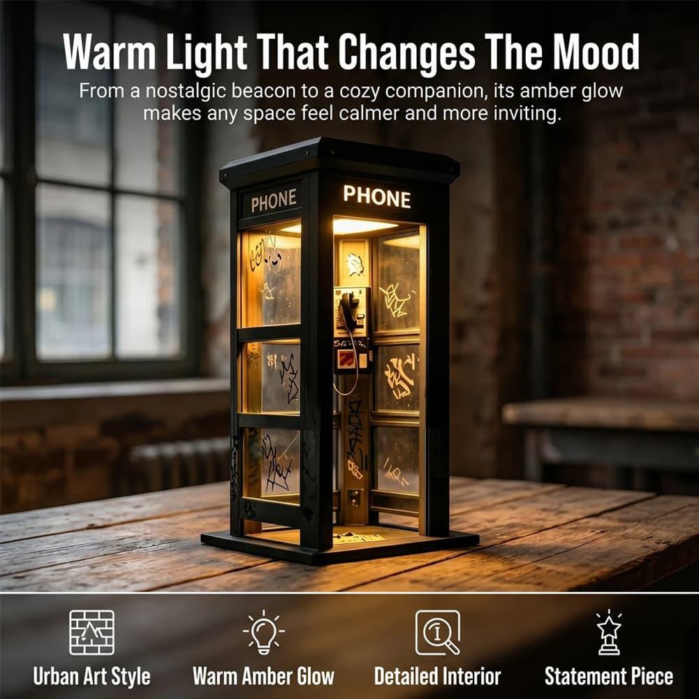 Retro Graffiti Phone Booth Tab - огляд і ціна Lighting Decor For Bedroom
