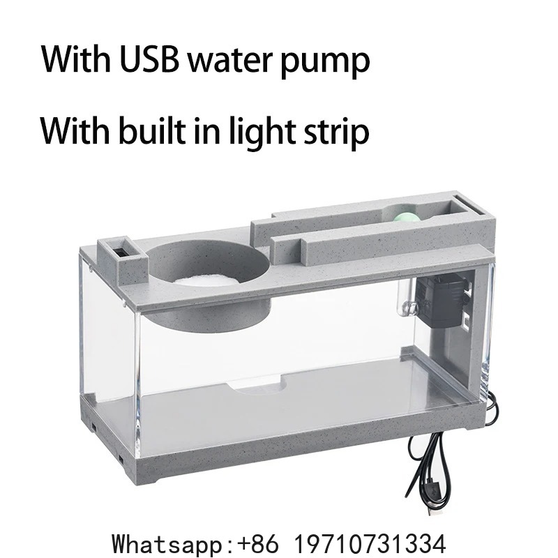Aquarium Fish Tank Kit Built-i - огляд і ціна Office Lighting Decor