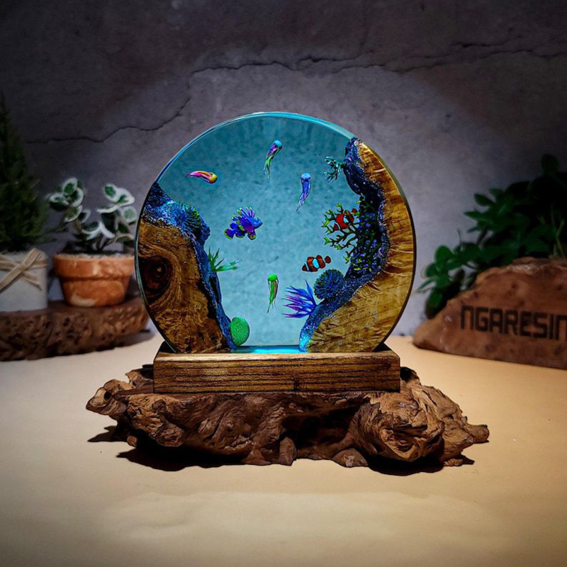 Ocean Aquarium Organism Resin  - огляд і ціна Lighting Decoration For Wedding