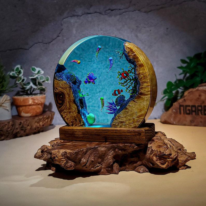Ocean Aquarium Organism Resin  - огляд і ціна Lighting Decoration For Wedding