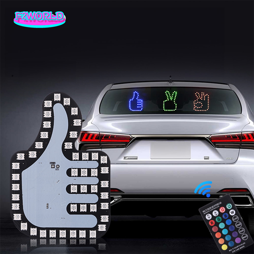 Car Illuminated Gesture  LED L - огляд і ціна Ok Lighting Decor