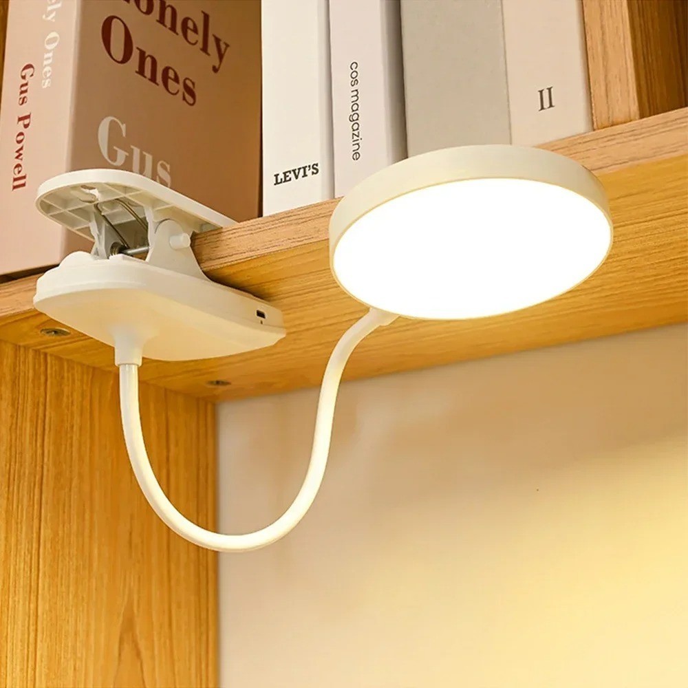 Portable USB Rechargeable Clip - огляд і ціна Office Lighting Decor