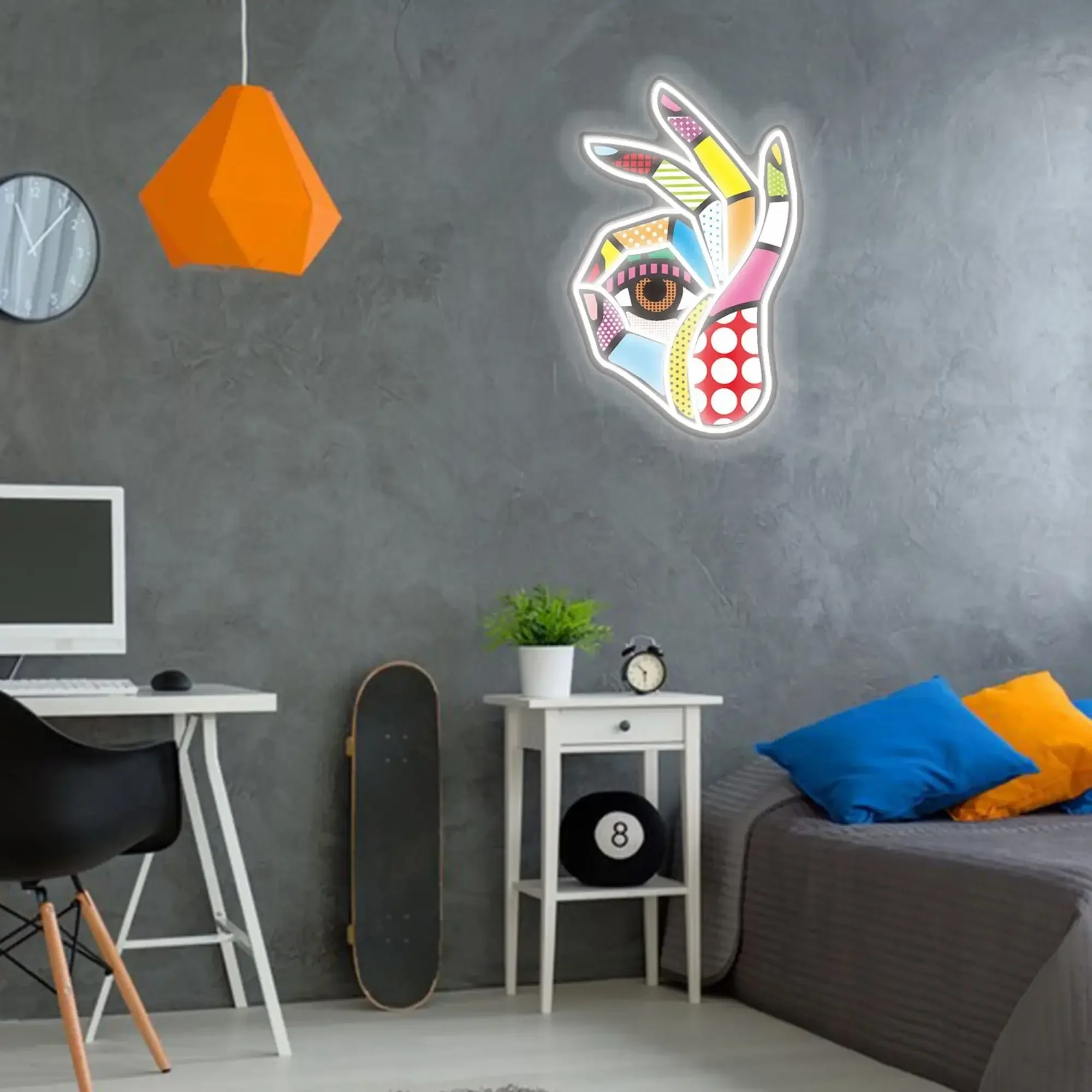 Okay Neon Sign Printed OK LED  - огляд і ціна Ok Lighting Decor