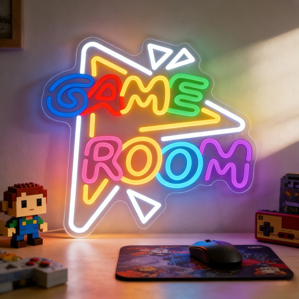 GAME ROOM LED Neon Sign Dimmab - огляд і ціна Bedroom Lighting Decor Ideas